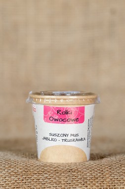 Rolki owocowe Jabłko-Truskawka